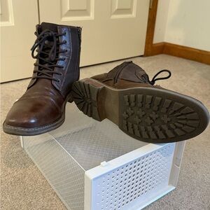 Men's Sonoma Dark Brown Lace-Up Boots